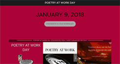 Desktop Screenshot of poetryatworkday.com